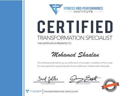 Certified Transformation Specialist